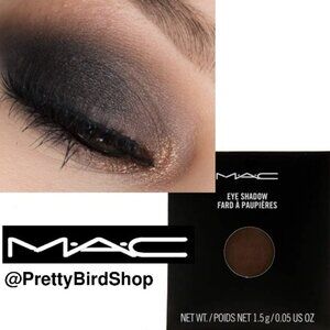 MAC BRUN eye shadow Refill Pan NIB dark brown satin